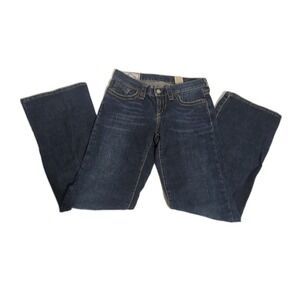 John B Stetson NO. 816 Bootcut Denim Jeans Womens 6 R Distressed Western Cowgirl
